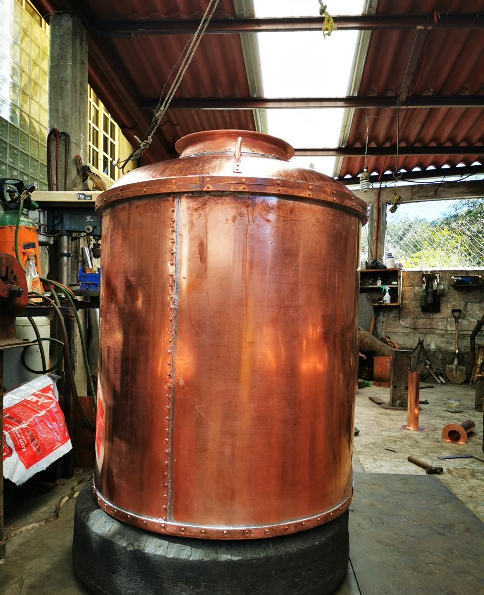 Alambique para mezcal