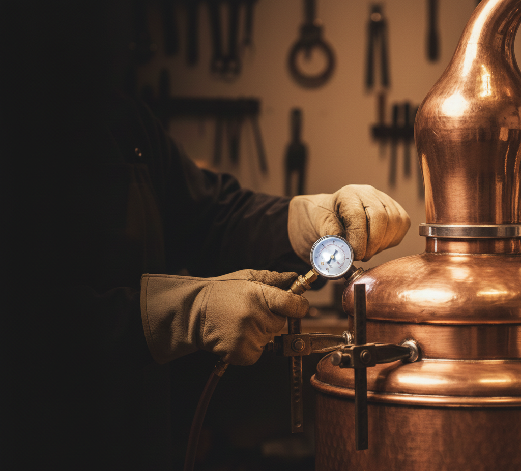 Prueba final del alambique